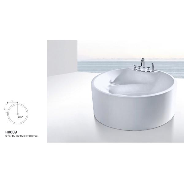 Buy Bathtubs, freestanding Bathtub without faucet , hand shower HB609 at wholesale prices