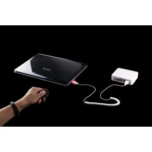 COMER 6-port alarm system for laptop computer anti theft display security