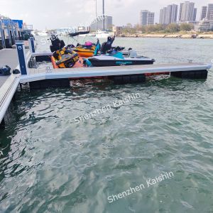 Customized Marine Floating Docks With Long Lifespan Floating Pontoon For Pier