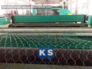 Quality Automatic Double Twist Hexagonal Wire Mesh Machine PLC Control System for sale