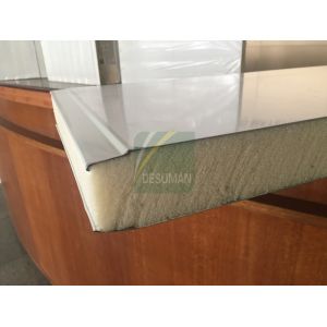50mm 75mm Wall Cladding PUR Polyurethane PU Sandwich Panel