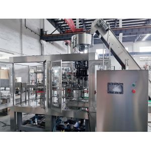 500ml 12000B/H Carbonated Drinks Filling Machine Touch Screen Operation