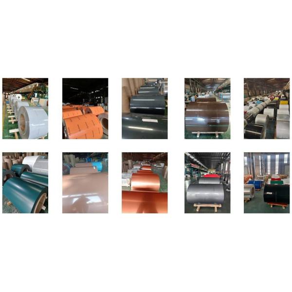 1100 PE Coating Color Gold Pre Painted Aluminium