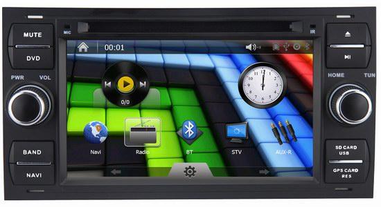 Ford Transit /Foucs car radio with gps navigation radio ipod bluetooth CD player