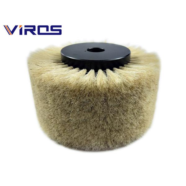 Pig Hair Industrial Nylon Brush Roller For Conveyor Belt Cleaning