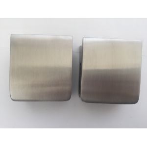 Satin 55*55mm Flat Surface 12.76mm Square Glass Clamp