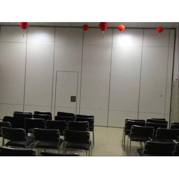 Aluminium Sliding Acoustic Room Dividers Office Removable Partitions For Conference Room