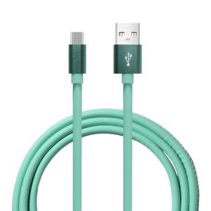 2025 Glow in Style Aluminum + Leather Braided Data Cable with LED Light & Fast
