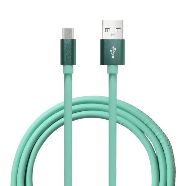 2025 Glow in Style Aluminum + Leather Braided Data Cable with LED Light & Fast