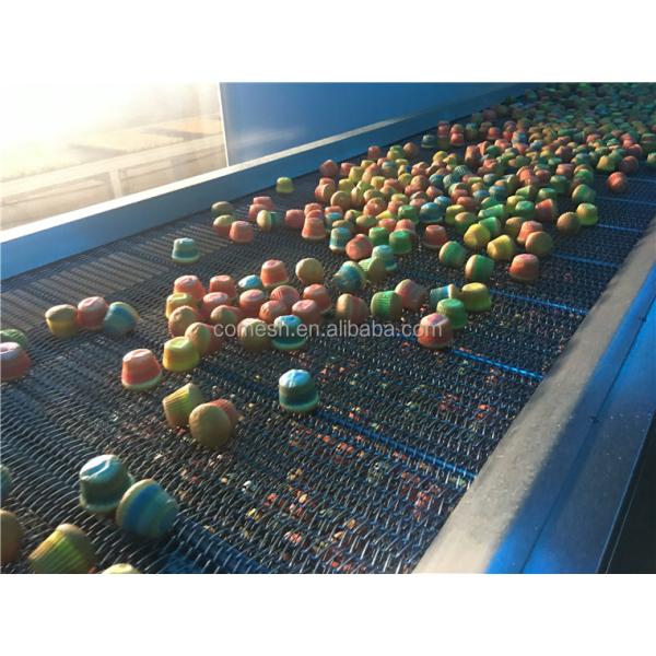 304 Stainless Steel Balanced Weave Conveyor Belt Bread Baking Chain Link Wire Mesh