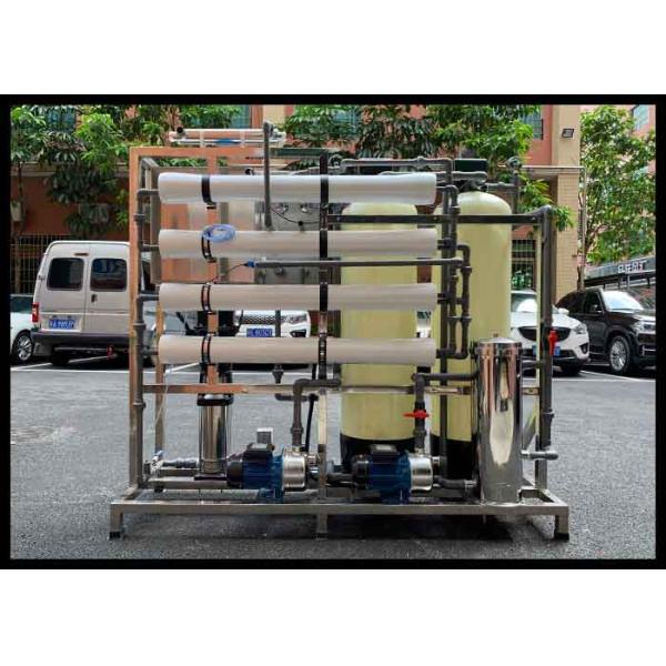 1000LPH RO Water Treatment System , Water Filter RO Treatment System With Sterilizer