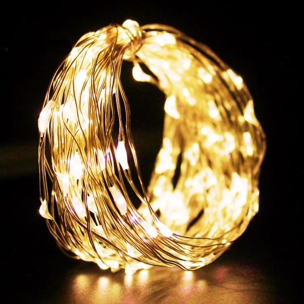 28V Outdoor Battery Operated Multicolor String Lights IP44 30m Length