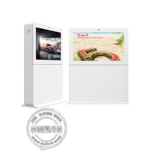Landscape Standing Capacitive Digital Outdoor Kiosk 4K IP65 Waterproof