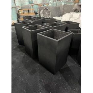 Fading Resistant Fiber Clay Planters For Balconies Easily Cleaned