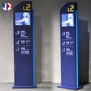 Freestanding Directional Wayfinding Signs High Brightness Pylon Sign Board