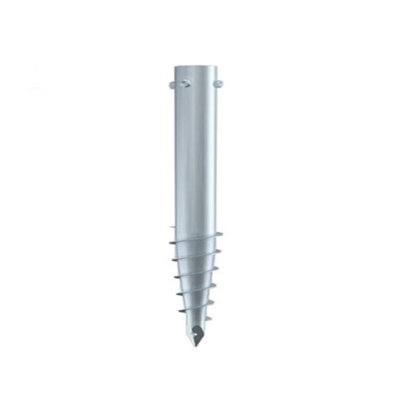 Buy Silver Ground Screw Piles Stable HDG Q235 Steel High Class Hot Dip Galvanized at wholesale prices
