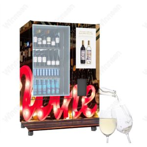 Smart Payment Refrigerator Champagne Wine Vending Machine Age Verification