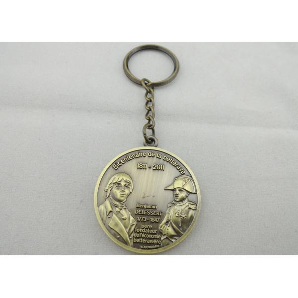 Buy Double Sided  Zinc Alloy Antique Gold Plating 3D Key Chain,  Promotional Keychain at wholesale prices