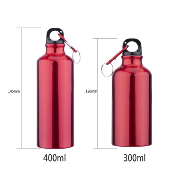 cheap custom black 500ml aluminum beer bottle, with plastic lid sports drinking water bottle aluminum wholesale