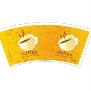 4oz/6.5oz/7oz/8oz/9oz/10oz/12oz/16oz/20pz/22oz Paper Cup Fan PE PLA Coated Paper