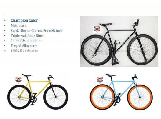 Fixed Gear Bike with Steel Fork Material from 's Leading Bicycle