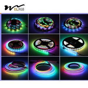 Ws2811 Ws2813 Self Adhesive LED Strip Rgbw Ws2812B Tape Light Black White