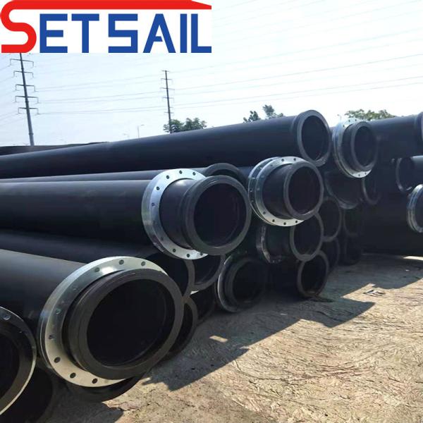 Round Durable HDPE Material Dredging Suction Sand Tube Initial Payment Full