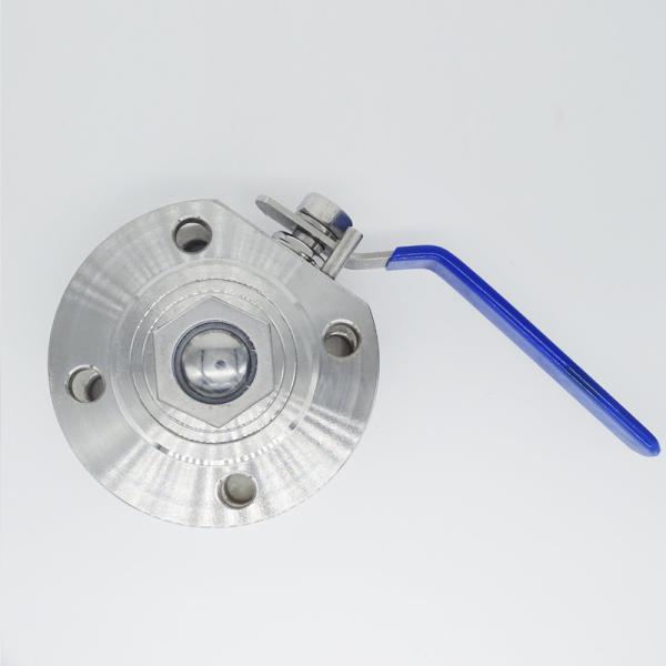 304/316 Stainless Steel Thin Ball Valve with Flange End