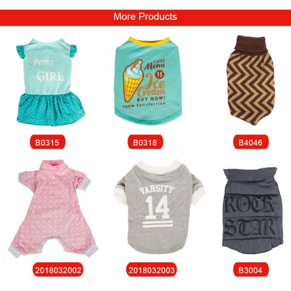 Nice Blue Fashion Stocked 30cm Cute Dog Clothes