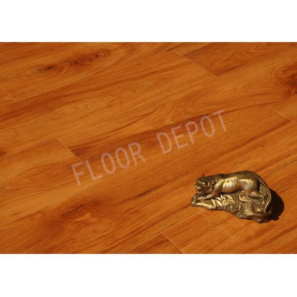 Home Thickness 8mm HDF Laminate Wood Tile Flooring Arb2 V Groove EIR Cherry