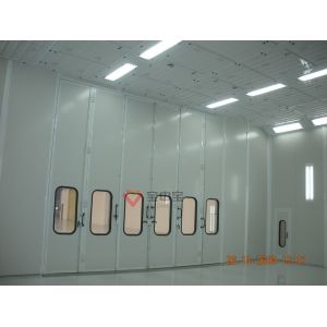 Industrial Paint Room With Efficient Fan Painting Line Spray Paint Booth