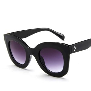 Butterfly Frame Sunglasses Fashionable Unisex Square Solaires