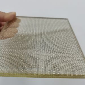 Transparent Stainless Steel Wire Mesh Laminated Glass High Tensile Strength