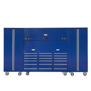 Mechanic Garage Cabinet Set with Heavy Duty Tool Chest and Stainless Steel