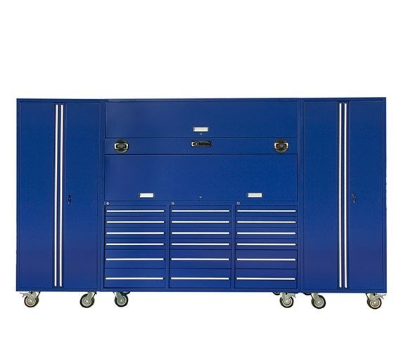 Mechanic Garage Cabinet Set with Heavy Duty Tool Chest and Stainless Steel