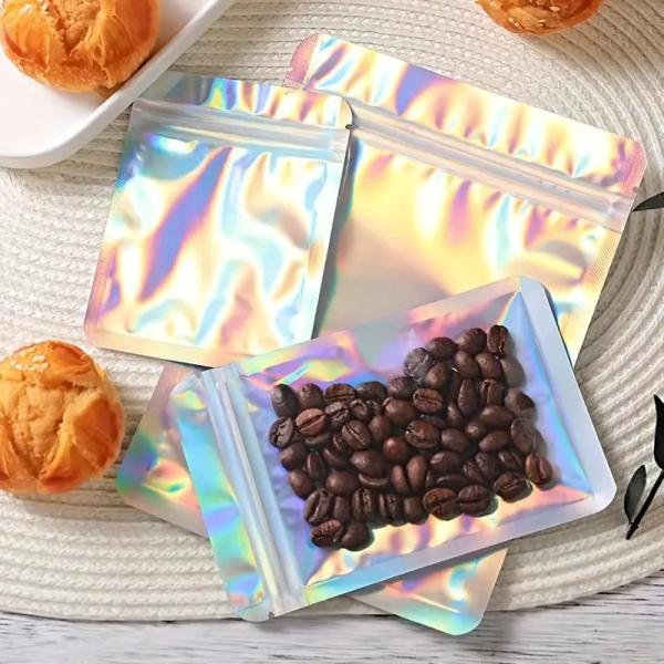 Durable Custom Mylar Bags 3.5 Mil Secure Food Snack Pouch Packaging