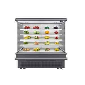 Upright Vegetable Multideck Display Fridge Single Temperature Fan Cooling