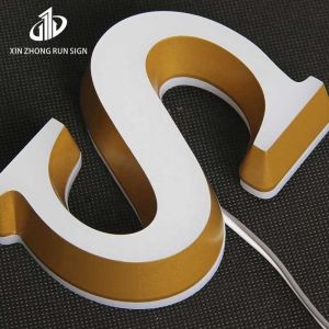 Customized Stainless Steel/Acrylic Size Led Light Emitting 3d Letter Logo