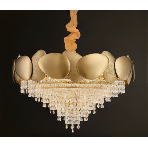 Large Round Crystal Chandelier For Foyer Living Room Bedroom