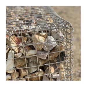 Square Hole Galvanized Welded Gabion Box with PVC Coating and Aperture 200*100