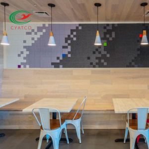 Polyester Fiber Acoustic Sound Tiles Multiscene Odorless Recycled