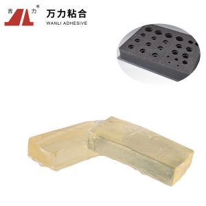 Composite Packaging Hot Melt Adhesive Transparent , Lumpy Heat Seal Adhesive TPR