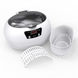 Digital Timer 600ML Household Ultrasonic Cleaner With Basket