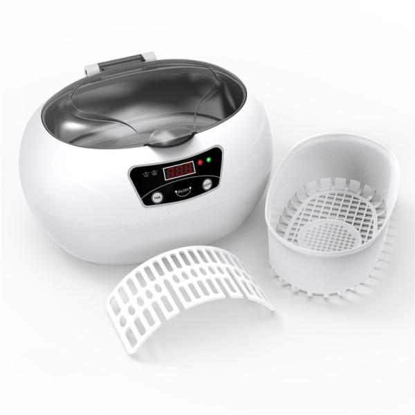 Buy Digital Timer 600ML Household Ultrasonic Cleaner With Basket at wholesale prices