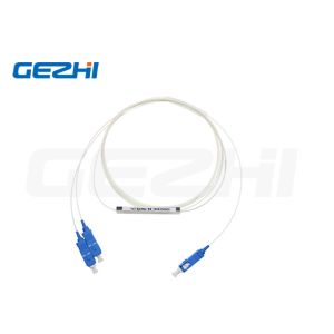 High reliability stability 1x2 Mini Tube Type Fiber PLC Splitter