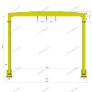 35 TON SWL Marine A Frame for OSV Vessel