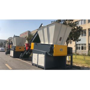 PLC System 400kg/H 380V Single Shaft Shredder Machine