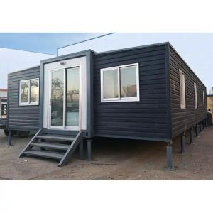 Expandable Container House with Rock Wool Sandwich Panel for Sustainable and