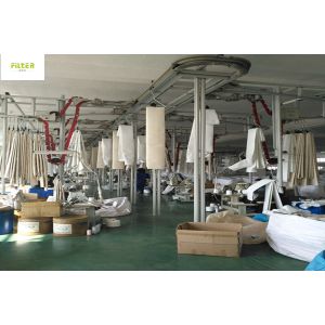 450gsm - 550gsm Aramid Nomex Filter Bag For Steel Plant Power Plant Cement Plant