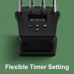 4 Head LED Clip Grow Light Intelligent Control Timing Dimming